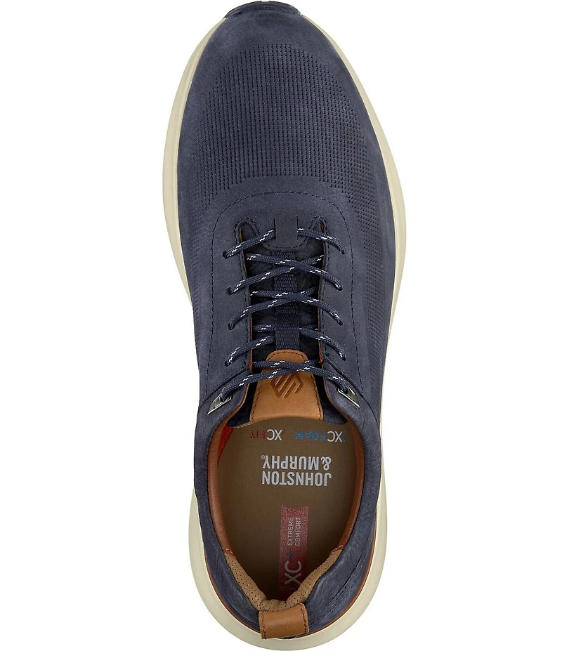 Johnston & Murphy Men's XC+Declan U-Throat Waterproof Nubuck Sneakers