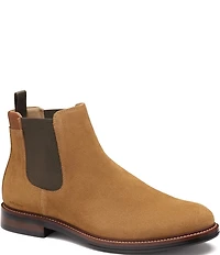 Johnston & Murphy Men's XC+Durham Waterproof Suede Chelsea Boots