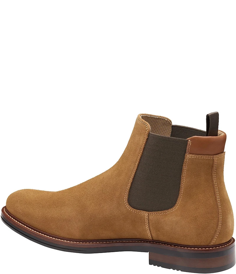 Johnston & Murphy Men's XC+Durham Waterproof Suede Chelsea Boots
