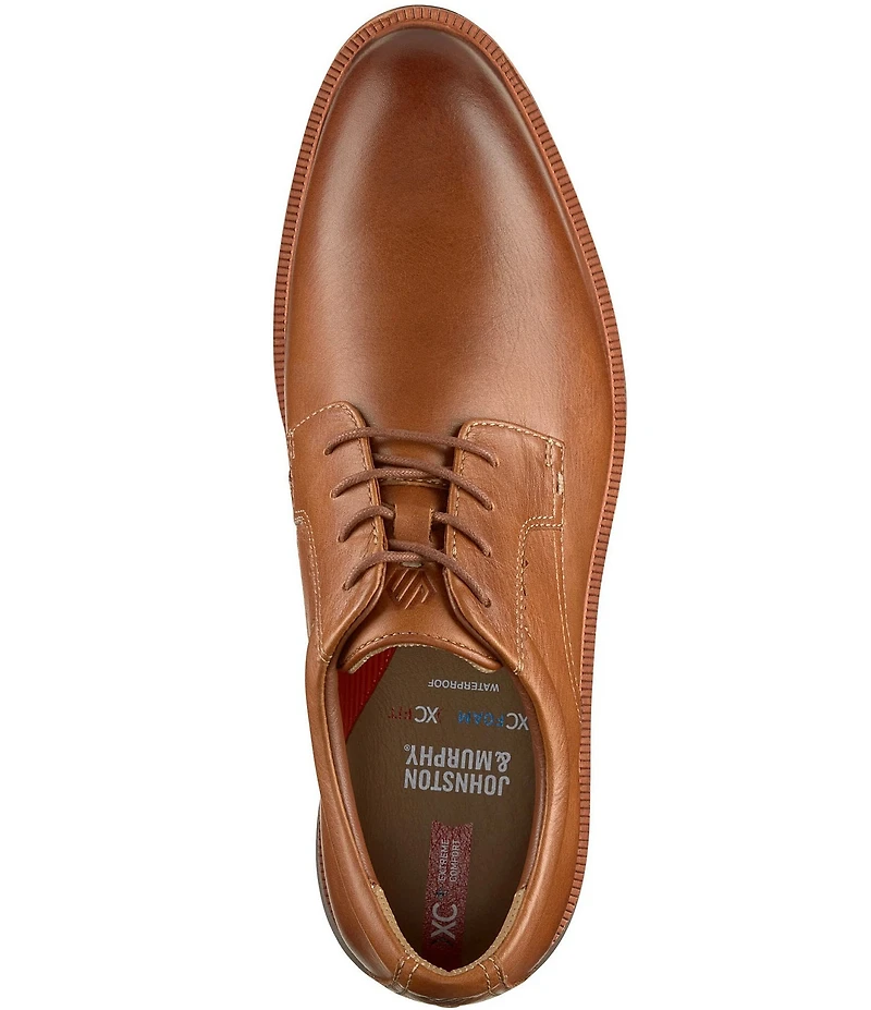 Johnston & Murphy Men's XC+Parker Leather Plain Toe Oxfords