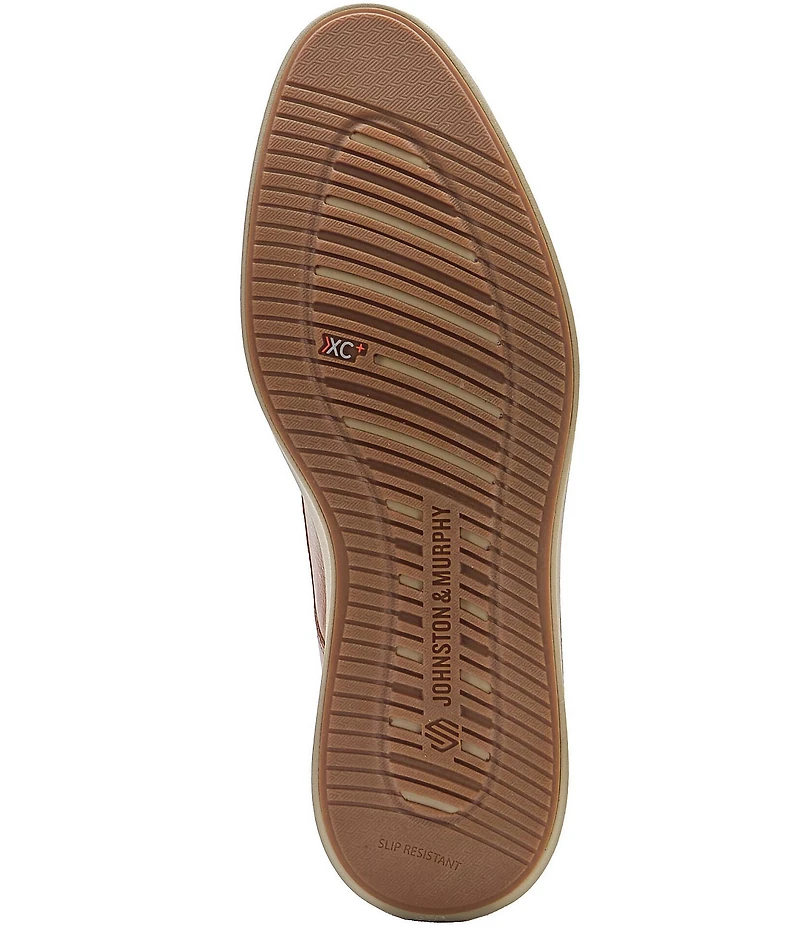 Johnston & Murphy Men's XC+Parker Leather Plain Toe Oxfords