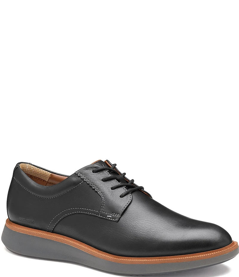 Johnston & Murphy Men's XC+Parker Leather Plain Toe Oxfords