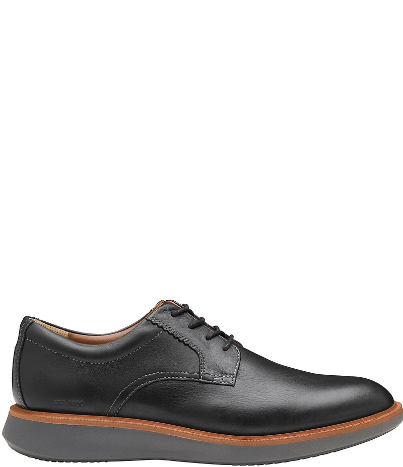 Johnston & Murphy Men's XC+Parker Leather Plain Toe Oxfords