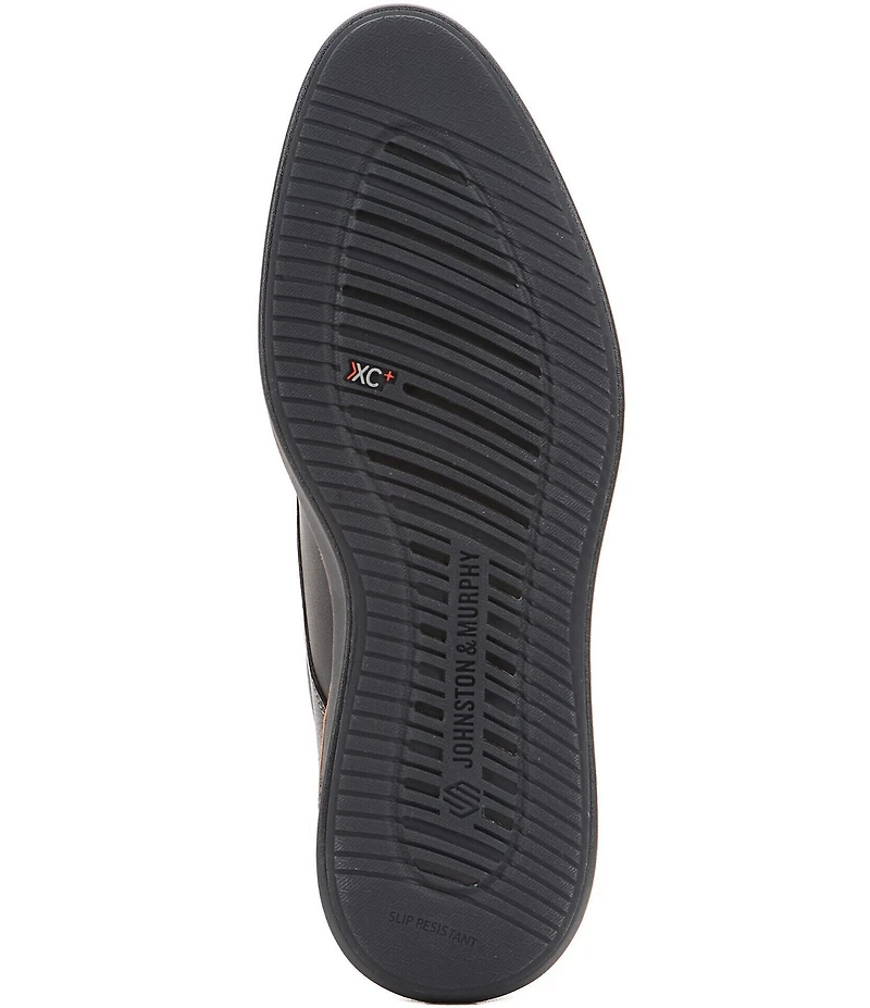 Johnston & Murphy Men's XC+Parker Leather Plain Toe Oxfords