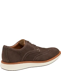 Johnston & Murphy Men's XC+Parker Waterproof Nubuck Wingtip Oxfords