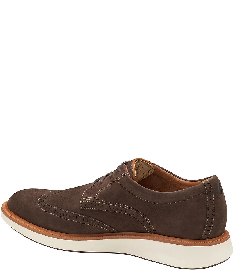 Johnston & Murphy Men's XC+Parker Waterproof Nubuck Wingtip Oxfords