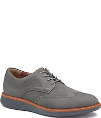 Johnston & Murphy Men's XC+Parker Waterproof Nubuck Wingtip Oxfords