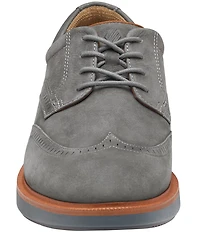 Johnston & Murphy Men's XC+Parker Waterproof Nubuck Wingtip Oxfords