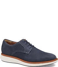 Johnston & Murphy Men's XC+Parker Waterproof Nubuck Plain Toe Oxfords