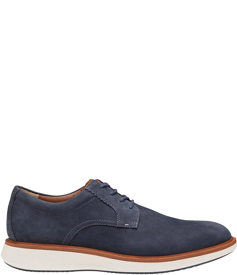 Johnston & Murphy Men's XC+Parker Waterproof Nubuck Plain Toe Oxfords