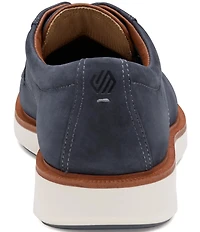 Johnston & Murphy Men's XC+Parker Waterproof Nubuck Plain Toe Oxfords