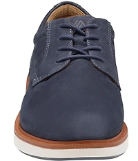 Johnston & Murphy Men's XC+Parker Waterproof Nubuck Plain Toe Oxfords