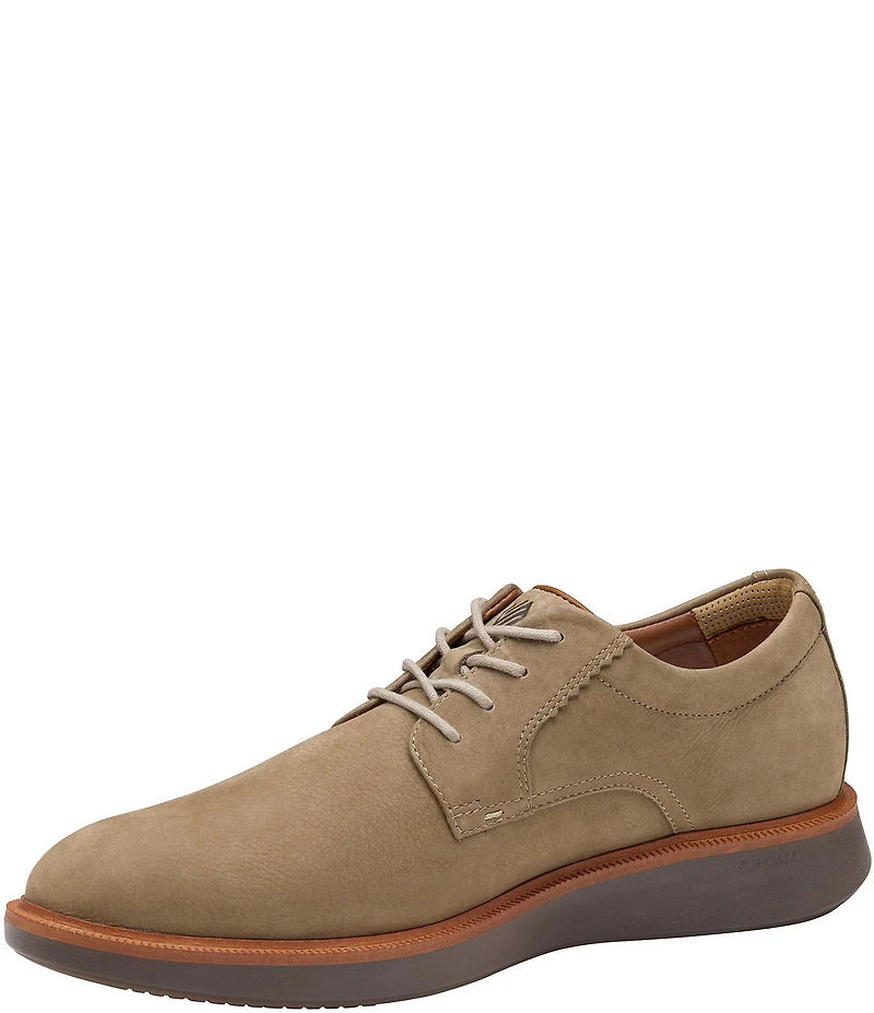 Johnston & Murphy Men's XC+Parker Waterproof Nubuck Plain Toe Oxfords