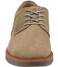 Johnston & Murphy Men's XC+Parker Waterproof Nubuck Plain Toe Oxfords