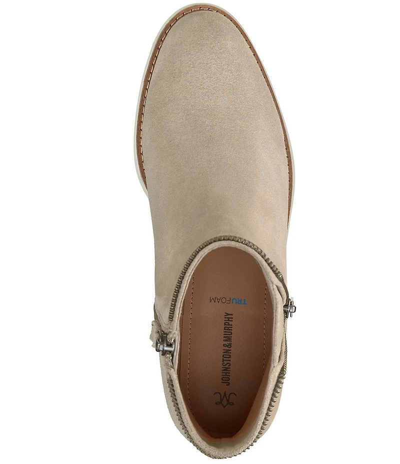 Johnston & Murphy Mitzi Suede Wedge Booties