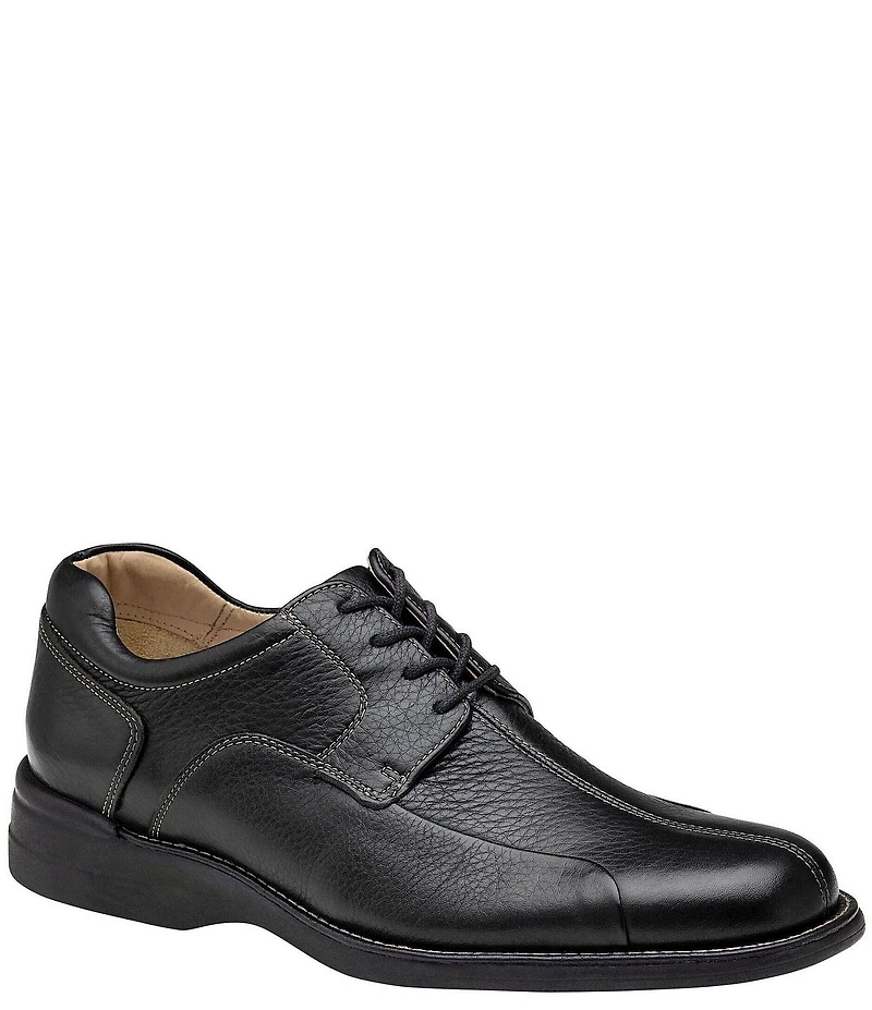 Johnston & Murphy Shuler Leather Bike Toe Lace Up Oxfords