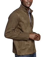 Johnston & Murphy Suede Full-Zip Jacket