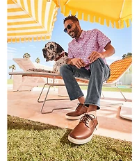 Johnston & Murphy Sunglasses Print Short Sleeve Woven Shirt
