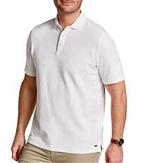 Johnston & Murphy Tilson Textured Short Sleeve Polo Shirt