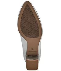 Johnston & Murphy Vicki Leather Block Heel Pumps