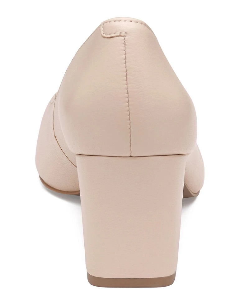 Johnston & Murphy Vicki Leather Block Heel Pumps