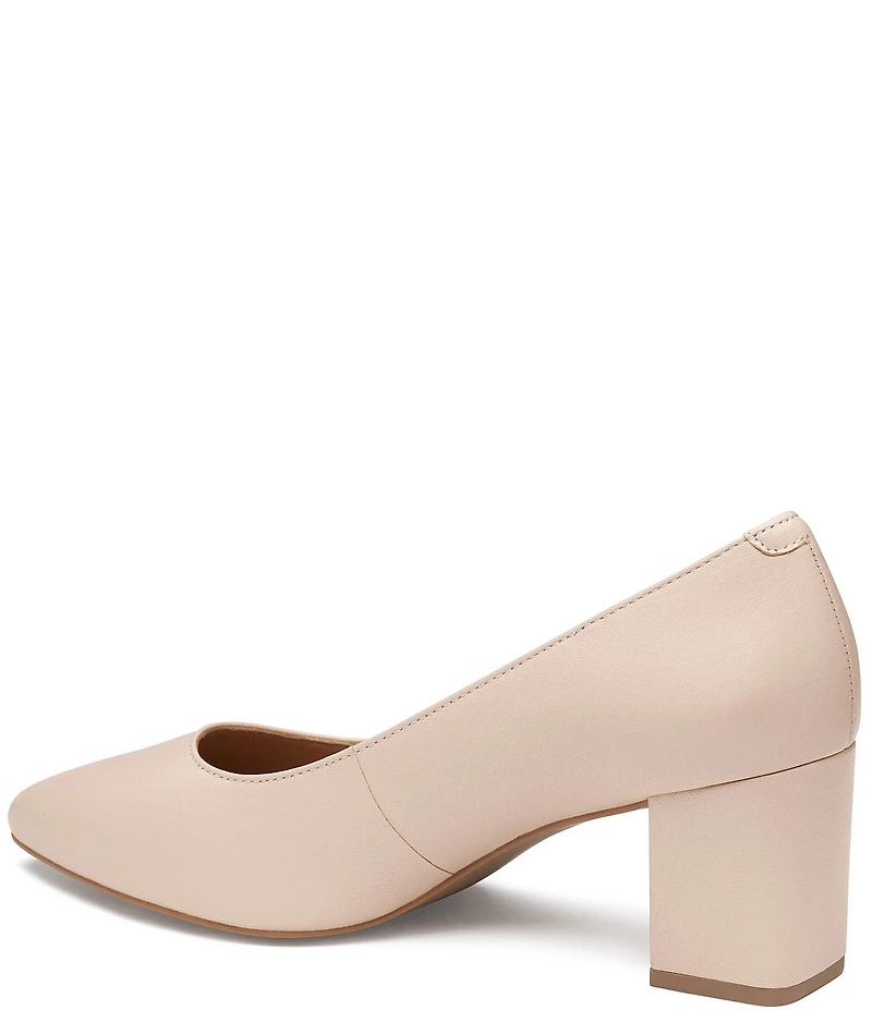 Johnston & Murphy Vicki Leather Block Heel Pumps