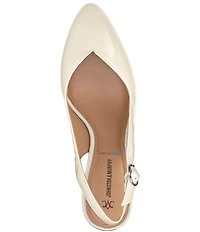 Johnston & Murphy Vicki Patent Leather Slingback Block Heel Pumps