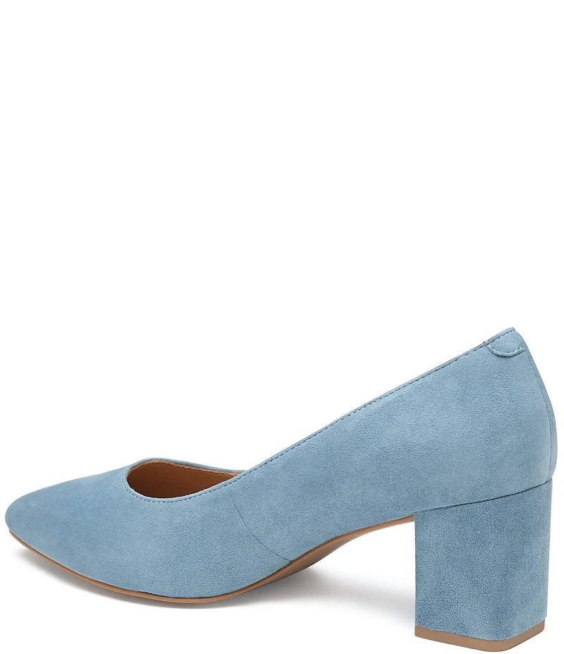 Johnston & Murphy Vicki Suede Block Heel Pumps