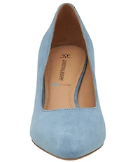 Johnston & Murphy Vicki Suede Block Heel Pumps