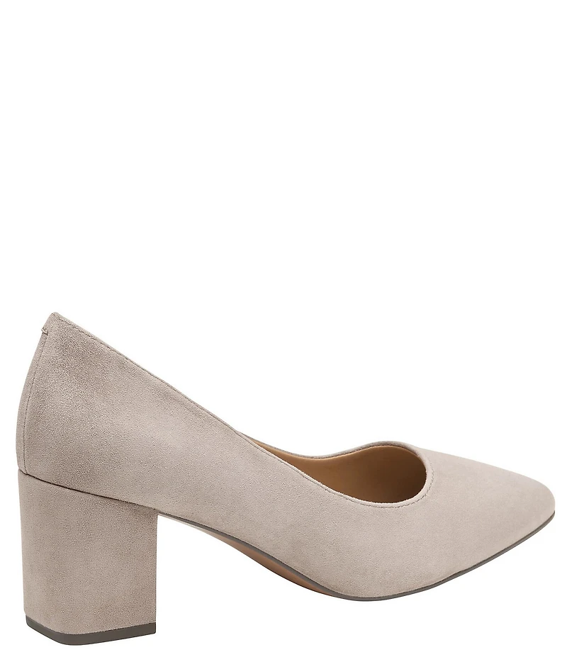 Johnston & Murphy Vicki Suede Block Heel Pumps