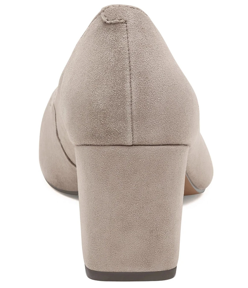 Johnston & Murphy Vicki Suede Block Heel Pumps