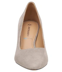 Johnston & Murphy Vicki Suede Block Heel Pumps