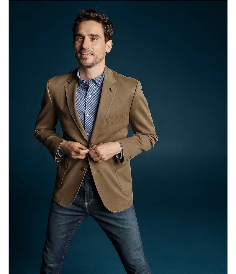 Johnston & Murphy Washed Cotton Blazer