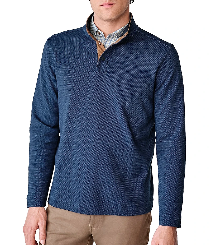 Johnston & Murphy Westcott Quarter Snap Pullover