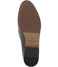 Johnston & Murphy Women's Ali Leather Croco Embossed Bit Buckle Loafers