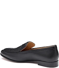 Johnston & Murphy Women's Ali Leather Woven Vamp Loafers