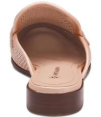 Johnston & Murphy Women's Ali Perforated Bit Buckle Loafer Mules