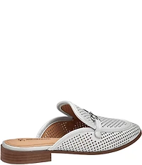 Johnston & Murphy Women's Ali Perforated Bit Buckle Loafer Mules