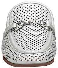 Johnston & Murphy Women's Ali Perforated Bit Buckle Loafer Mules