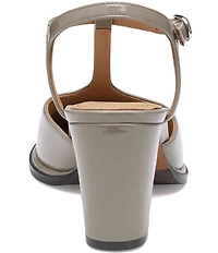 Johnston & Murphy Women's Amy Patent Leather T-Strap Mary Jane Pumps