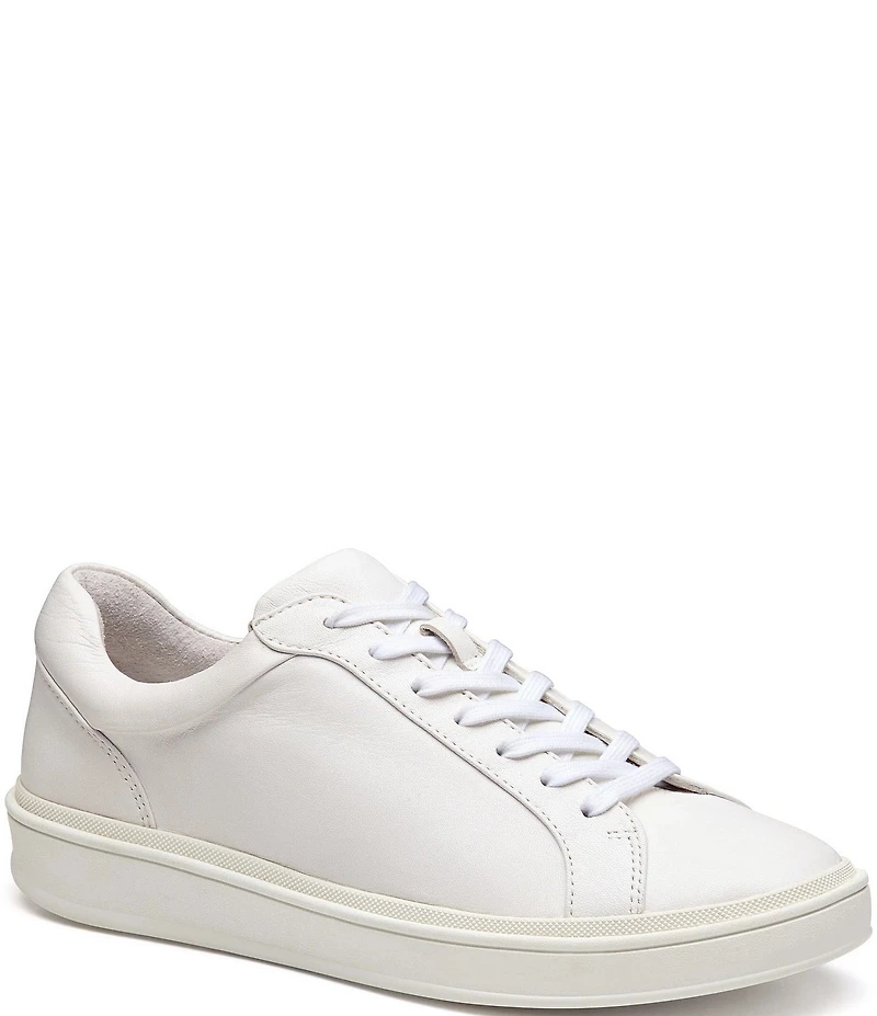 Johnston & Murphy Women's Ashley Lace-to-Toe Leather Sneakers