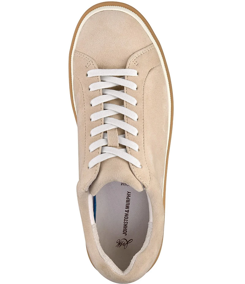 Johnston & Murphy Women's Ashley Lace-To-Toe Suede Sneakers