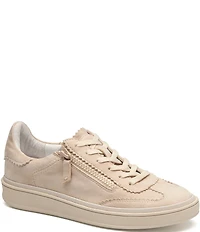 Johnston & Murphy Women's Ashley Side Zip Lace Up Sneakers