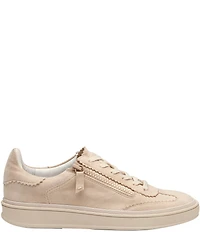 Johnston & Murphy Women's Ashley Side Zip Lace Up Sneakers
