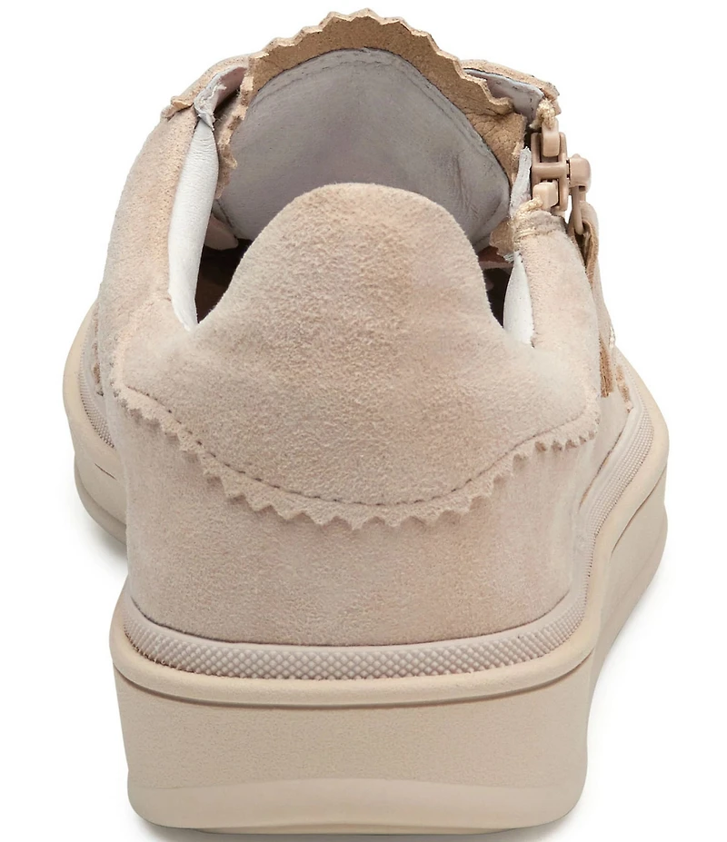Johnston & Murphy Women's Ashley Side Zip Lace Up Sneakers