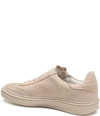 Johnston & Murphy Women's Ashley Side Zip Lace Up Sneakers