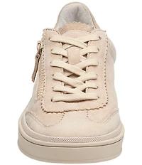 Johnston & Murphy Women's Ashley Side Zip Lace Up Sneakers