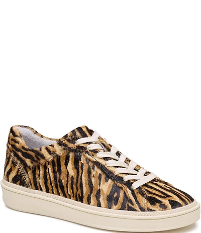 Johnston & Murphy Women's Ashley Zebra Print Haircalf Sneakers