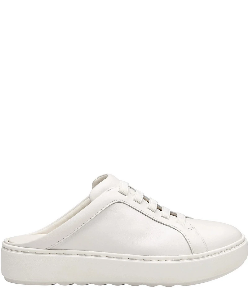 Johnston & Murphy Women's Cammie Nappa Leather Slip-On Sneaker Mules