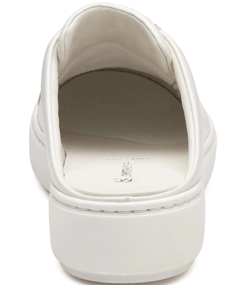 Johnston & Murphy Women's Cammie Nappa Leather Slip-On Sneaker Mules